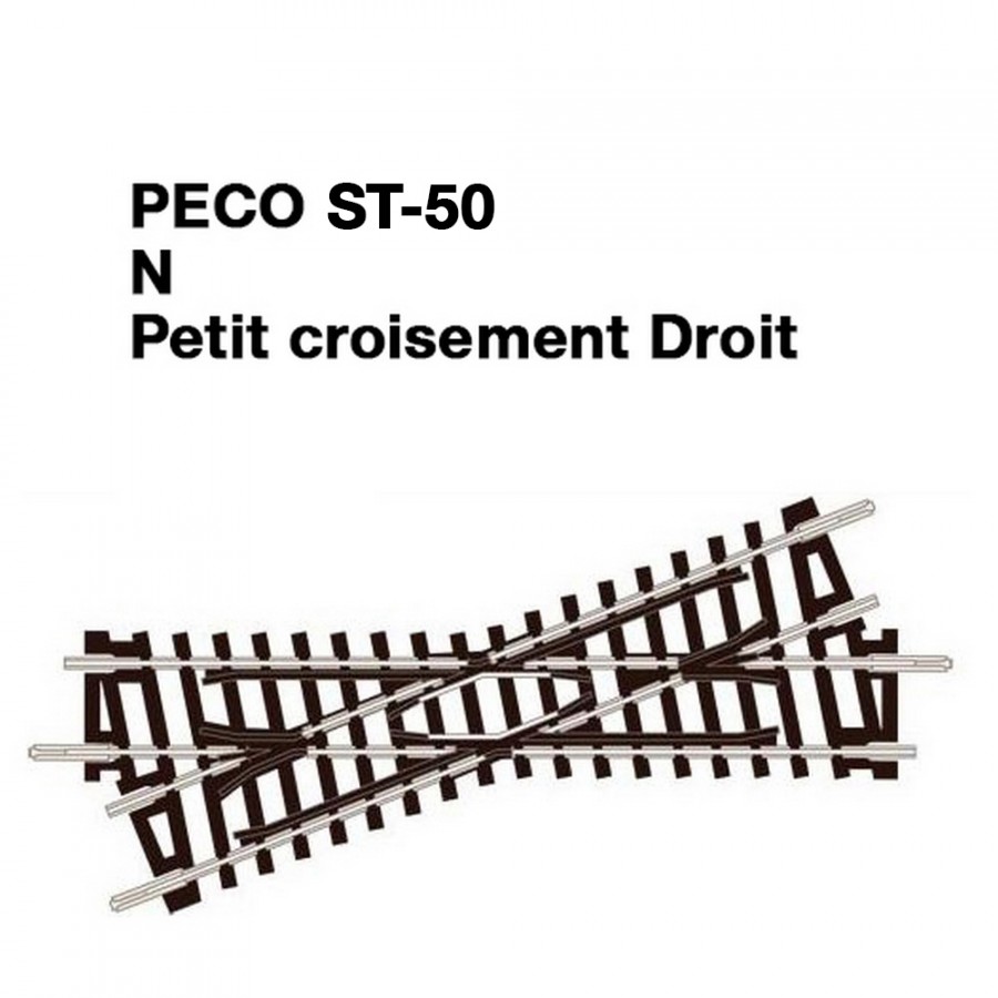 Croisement Droit-N-1/160-PECO ST50