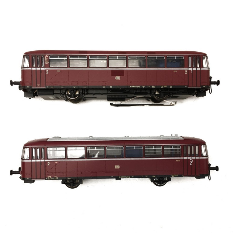 Autorail + remorque VT98.9 DB Ep III digital son 3R -HO 1/87-MARKLIN 39978