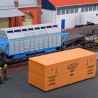 Container et charge lourde-HO 1/87-KIBRI 16511