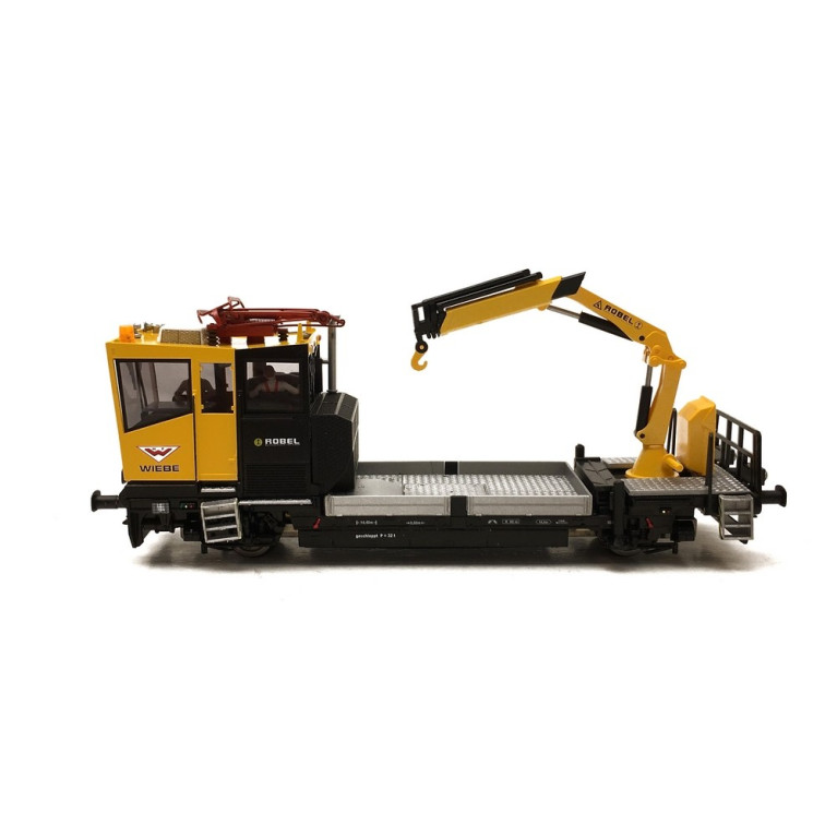 Draisine Robel avec grue et pantographe digital son-HO-1/87-VIESSMANN 2618