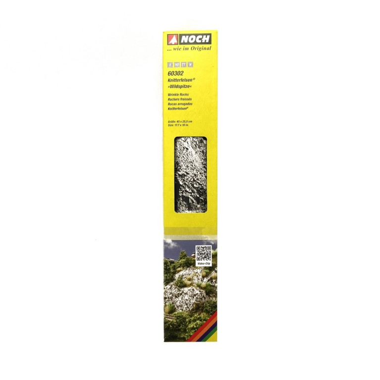 Feuille de rocher à froisser 45 cm x 25.5 cm-Toutes échelles-NOCH 60302