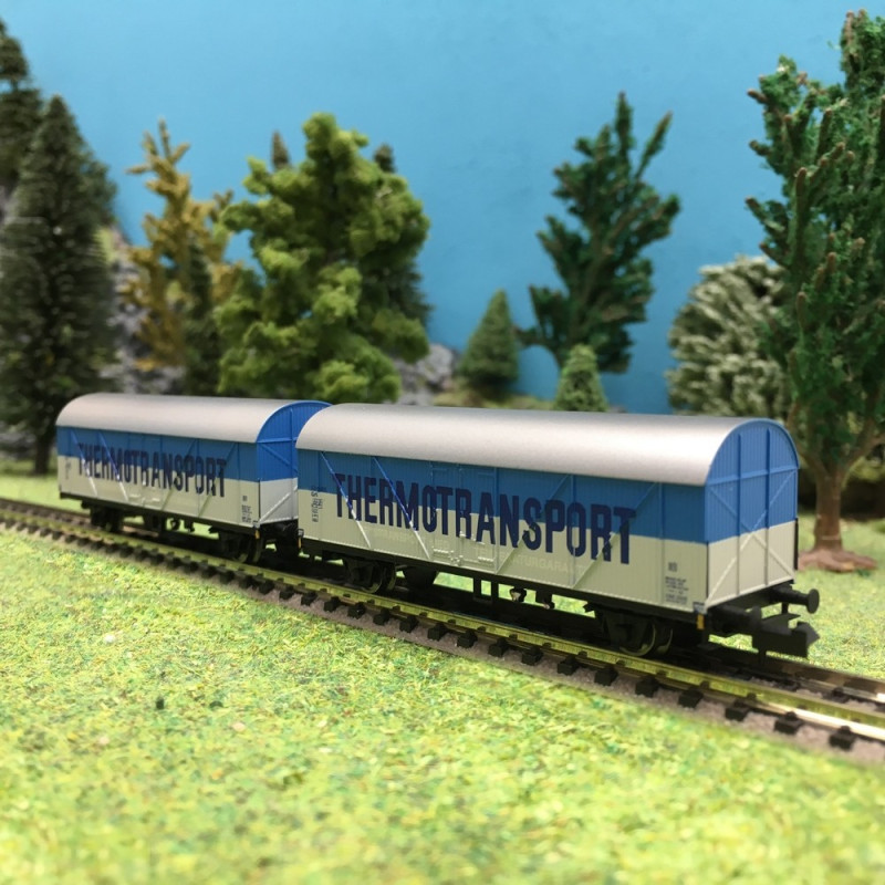 2 wagons frigo Thermotransport SJ Ep III-N 1/160-ARNOLD HN6402