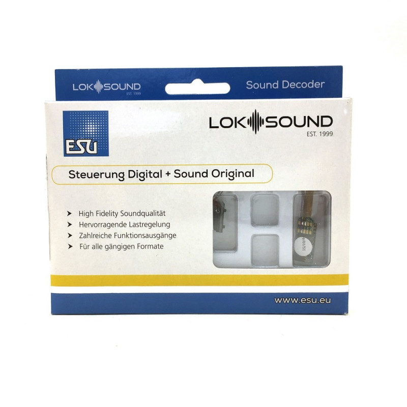Décodeur Vide 8 Broches (NEM 652) loksound V5 sonore-ESU-58810 Décodeur Vide 8 Broches (NEM 652) loksound V5 sonore-ESU-58810
