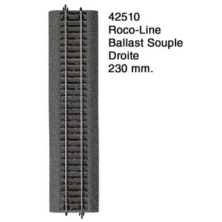 Rail 230 mm Ballast Souple-HO 1/87-ROCO 42510