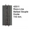 Rail 119 mm Ballast Souple-HO 1/87-ROCO 42511