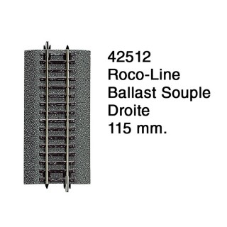 Rail 115 mm Ballast Souple-HO 1/87-ROCO 42512