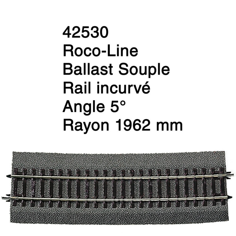 Aiguillage Triple Roco 42543 – Asymétrique DWW15, échelle HO (1:87) – Neuf