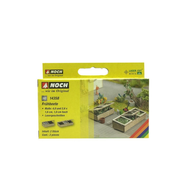 2 petites serres-HO 1/87-NOCH 14358