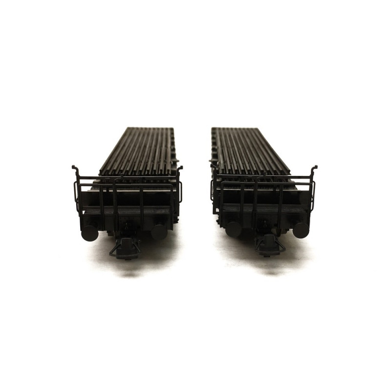 2 wagons plat à ranchers DR Ep II-HO 1/87-ROCO 76196