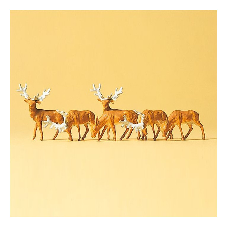 6 Cerfs-N 1/160-PREISER 79179