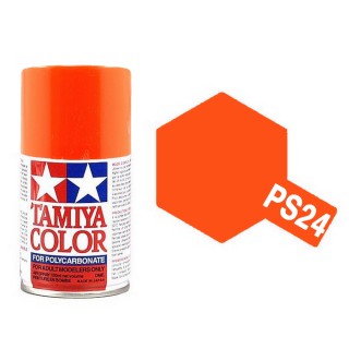 Orange Fluo Polycarbonate Spray de 100ml-TAMIYA PS24