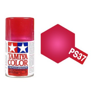 Rouge translucide Polycarbonate Spray de 100ml-TAMIYA PS37