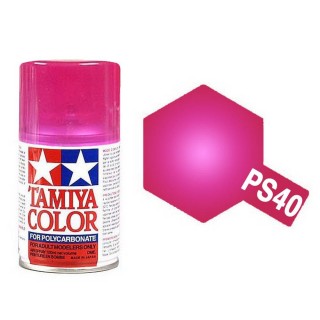 Rose translucide Polycarbonate Spray de 100ml-TAMIYA PS40