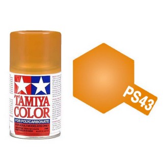 Orange translucide Polycarbonate Spray de 100ml-TAMIYA PS43