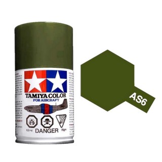 Vert Olive "terne" (USAF) Spray de 100ml-TAMIYA AS6