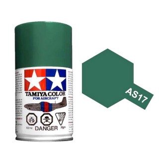 Vert Foncé (IJA) Spray de 100ml-TAMIYA AS17
