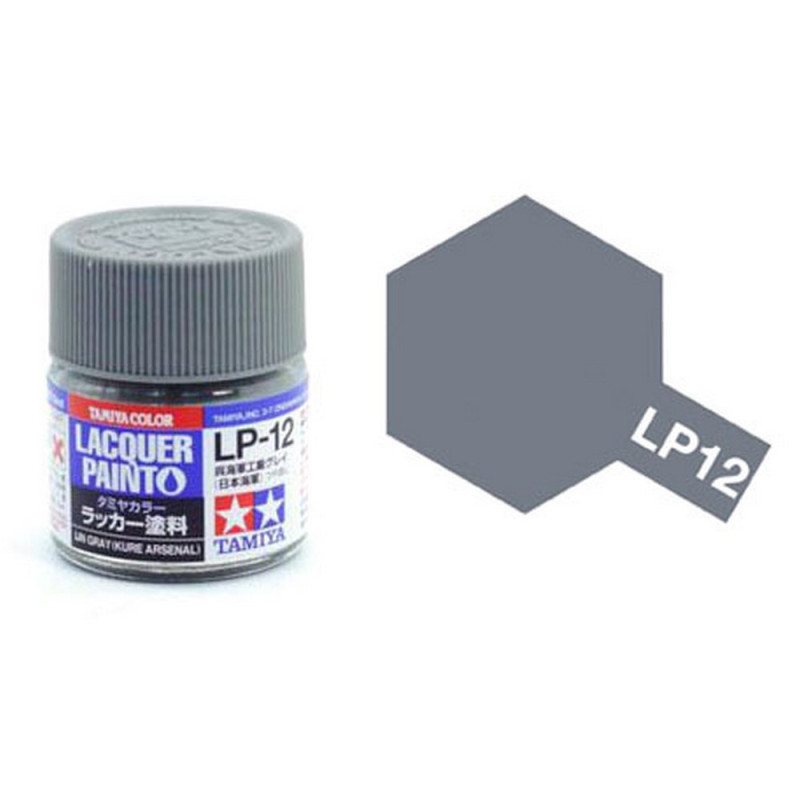 Gris (IJN) Kure mat pot de 10ml-TAMIYA LP12 Gris (IJN) Kure mat pot de 10ml-TAMIYA LP12