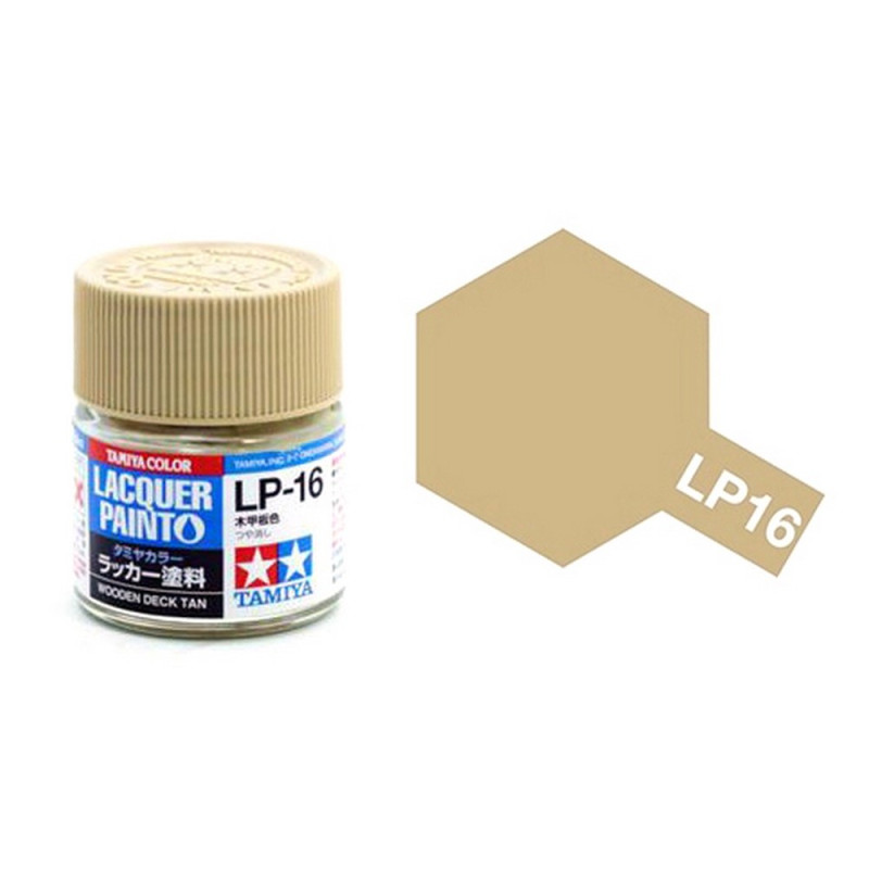 Bois (parquet) tanné mat pot de 10ml-TAMIYA LP16