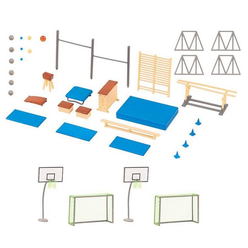 Eléments d'aménagement pour Gymnase / Salle de sports-HO 1/87-FALLER 180354