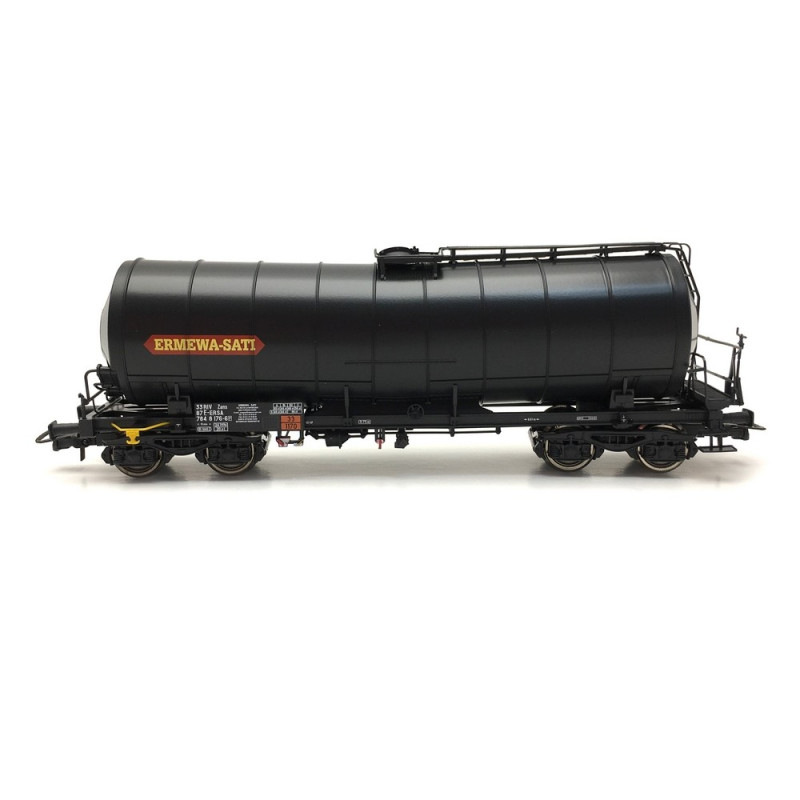 Wagon citerne coudée Ermewa-Sati Ep V -HO 1/87-ROCO 76537