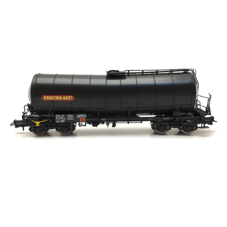 Wagon citerne coudée Ermewa-Sati Ep V -HO 1/87-ROCO 76537