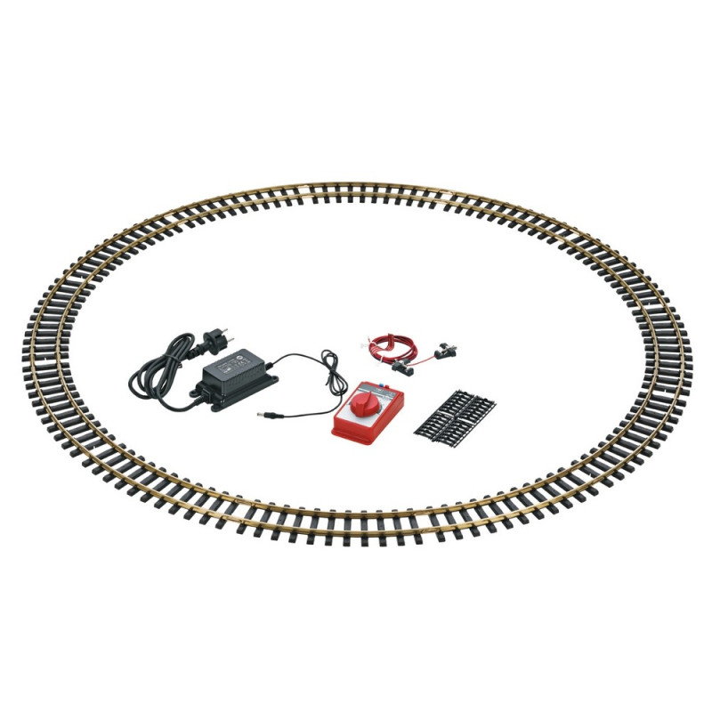 Coffret de rails avec transformateur variateur-G-1/22.5-LGB 19904