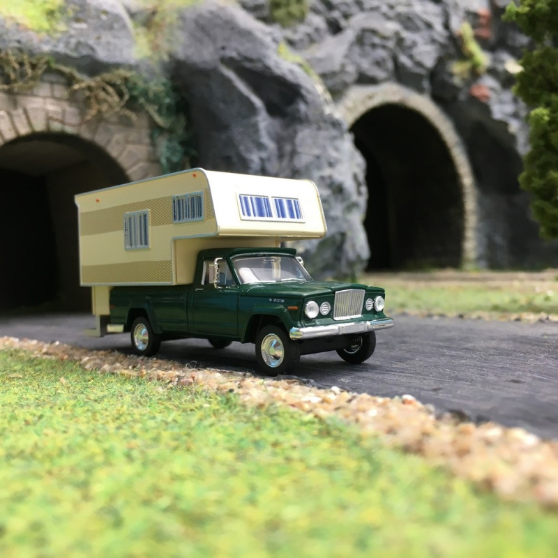 Jeep Gladiator Camper-HO 1/87-BREKINA 19835