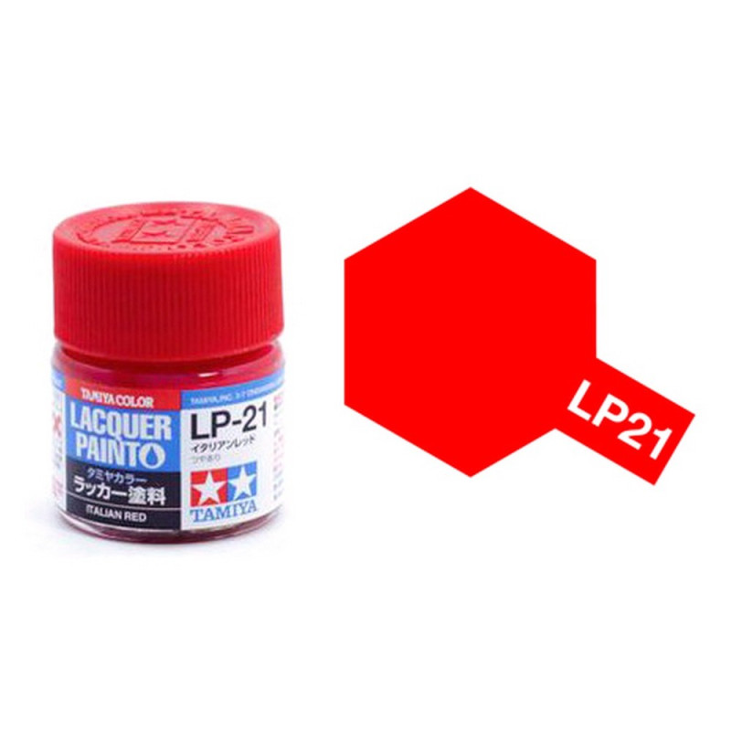 Rouge Italien brillant pot de 10ml-TAMIYA LP21