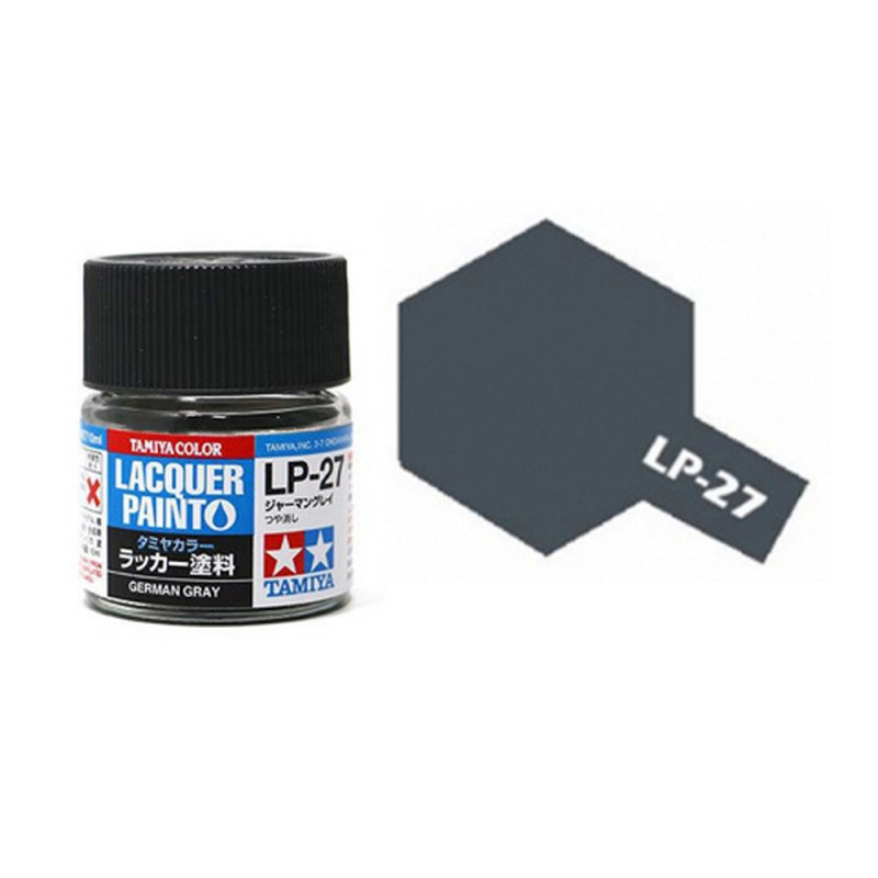 Gris Panzer mat pot de 10ml-TAMIYA LP27