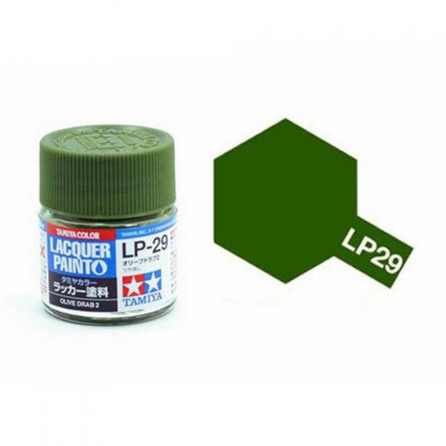 Olive Drab 2 mat pot de 10ml-TAMIYA LP29