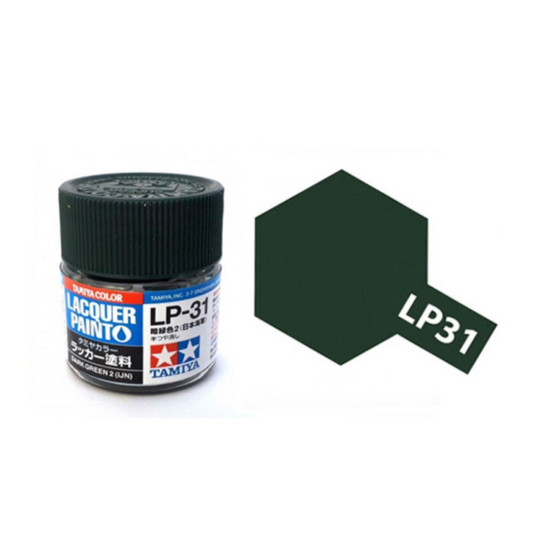 Vert Foncé 2 (IJN) satiné pot de 10ml-TAMIYA LP31