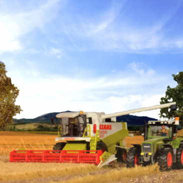 Claas moissonneuse HO KIBRI 12263 modelisme ferroviaire et diorama neuf KIBRI