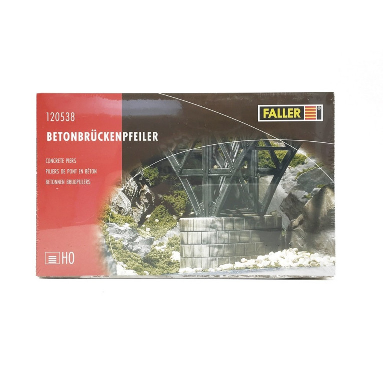 Piliers de pont empilables (x18)-HO-1/87-FALLER 120538