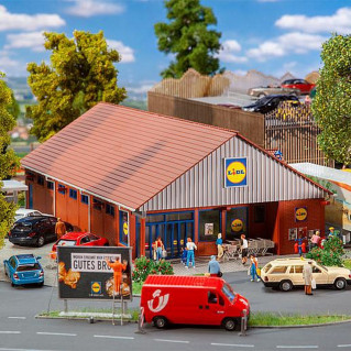 Supermarché LIDL-HO 1/87-FALLER 130615