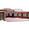 Structure de toit (galerie) pour rotonde-HO 1/87-VOLLMER 45255