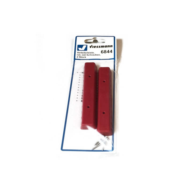 2 borniers Rouges 24 entrées-toutes échelles- VIESSMANN 6844