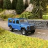 Land Rover Defender Bleu Métal-HO 1/87-BUSCH 50352