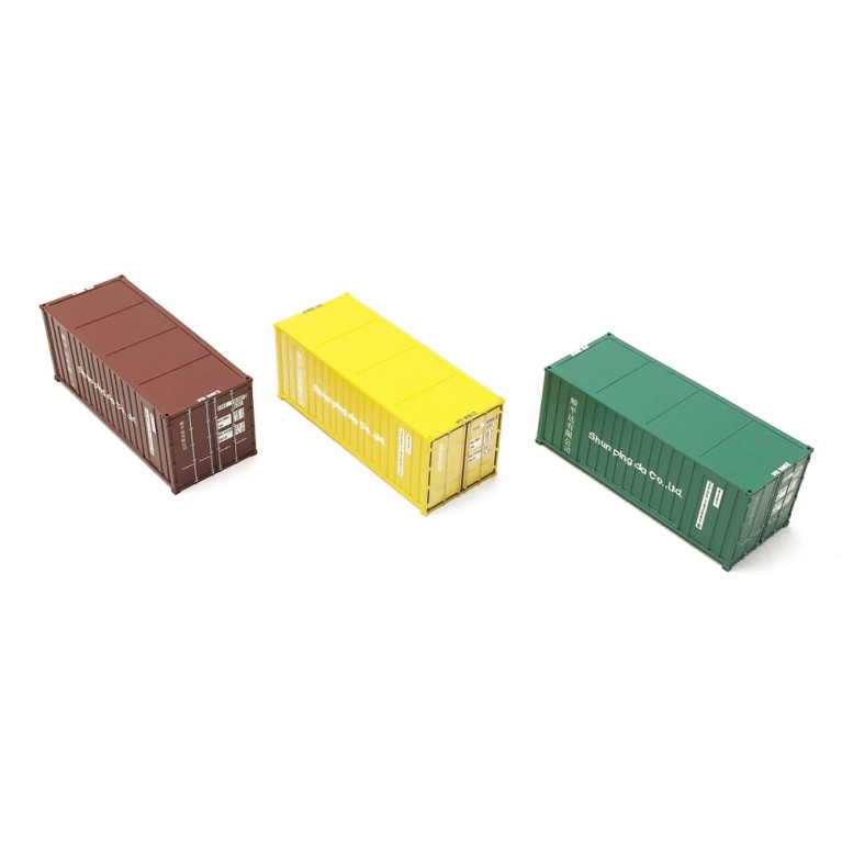 3 Containers 20'-HO 1/87-ROCO 05217