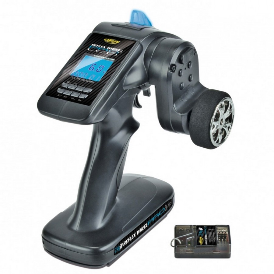 Radio 2.4 GHZ Reflex Wheel PRO 3 LCD FS 3K BEC - CARSON 500500055