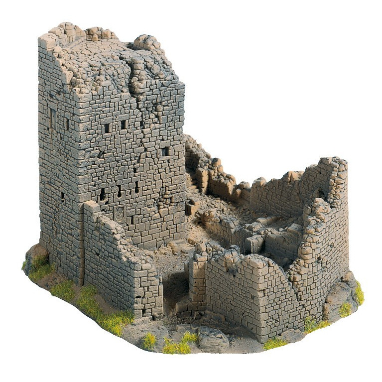 Ruine de château fort pour décor -HO-1/87-NOCH 58600