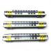 3 voitures VB2N Livrée Nord Pas de Calais SNCF Ep V-HO 1/87-VITRAINS 1124