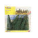 Sapins 6 pièces 14-18 cm de haut-HO 1/87-NOCH 24642