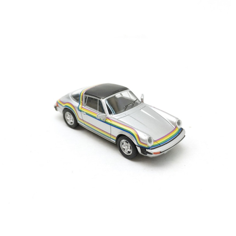 Porsche 911 Targa G "Rainbow Polaroid" 1976-HO 1/87-BREKINA 16360