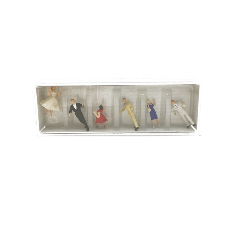 6 Danseurs-HO 1/87-PREISER 10120