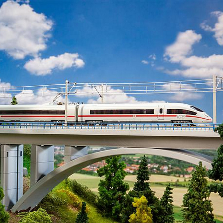 Pont en Arc (Arche) Moderne 2 voies-N 1/160-FALLER 222573