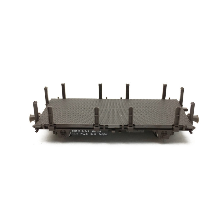 Wagonnet de Draisine Plat à ranchers Ep III-HO 1/87-REE WB563