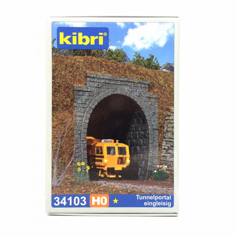 Entrée tunnel HO KIBRI 34103 voie simple pour modelisme ferroviaire neuf KIBRI