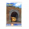 Entrée tunnel HO KIBRI 34103 voie simple pour modelisme ferroviaire neuf KIBRI