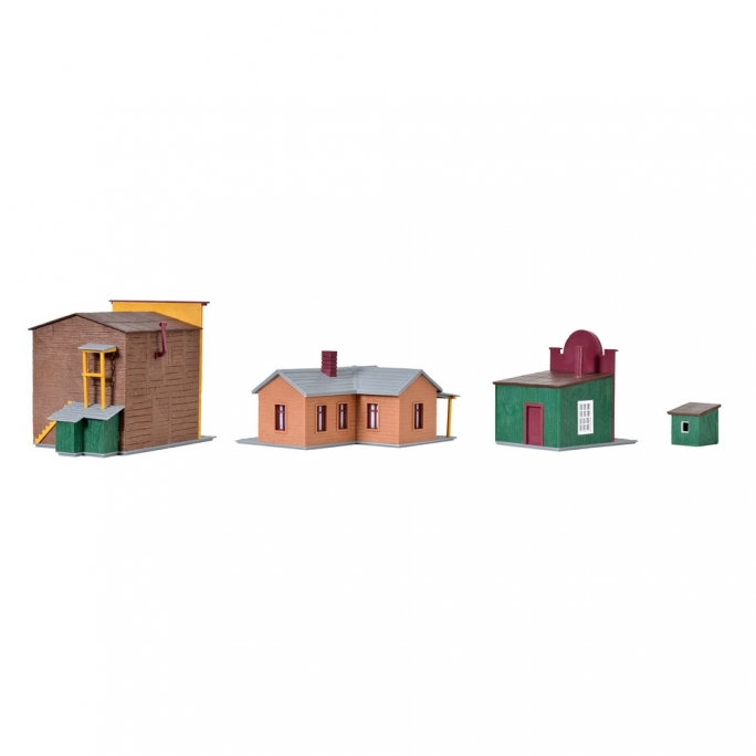 Ensemble de bâtiments Western-HO 1/87-KIBRI 38504