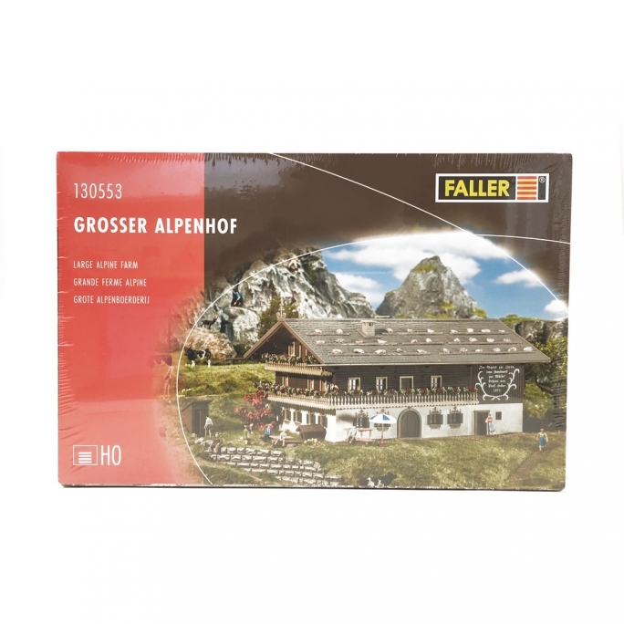 Grande ferme-chalet de montagne-HO 1/87-FALLER 130553